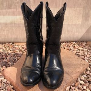 Laredo Black Cowboy Boots